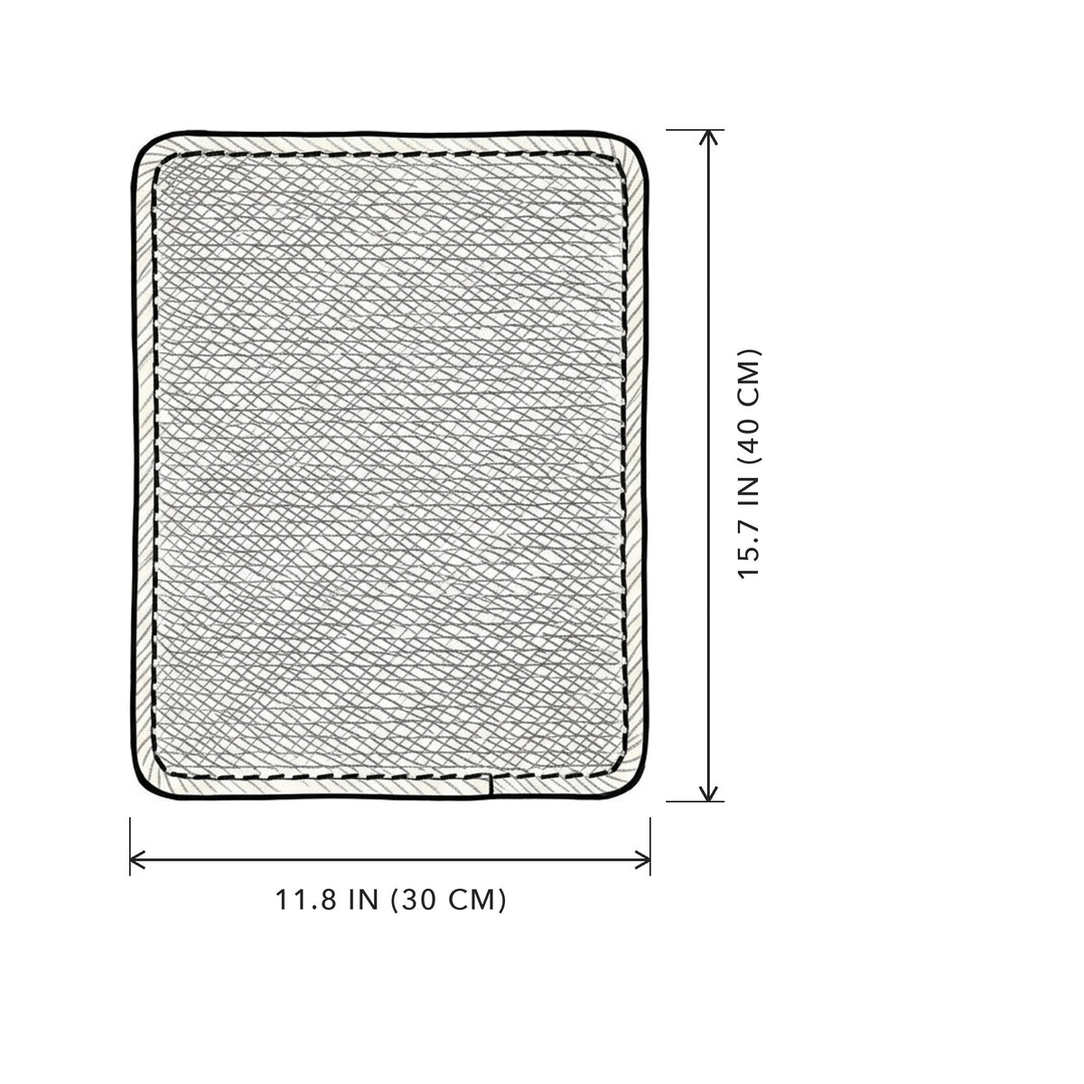 Wall cat scratcher, sizing