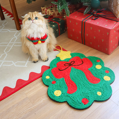 Christmas sisal scratcher, Santa Tree