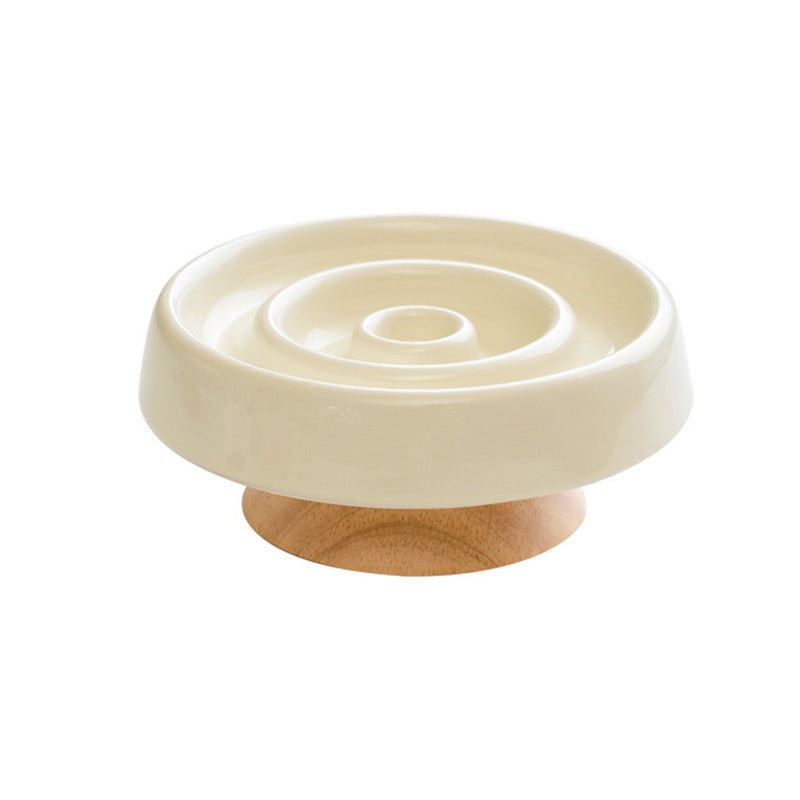 Elevated Ceramic Slow Feeder Cat Bowl, photo 8