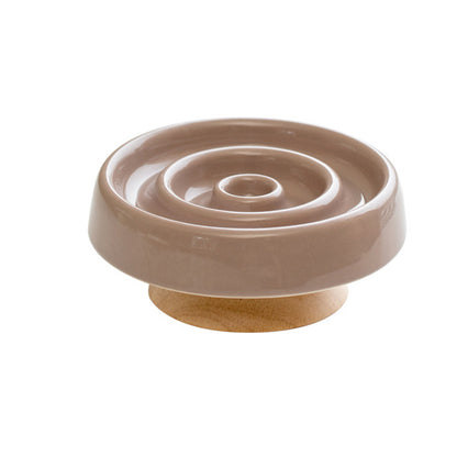 Elevated Ceramic Slow Feeder Cat Bowl, photo 9
