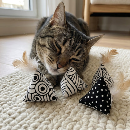 HÖVAAN Blind Box Cat Toy, cat playing with the toy