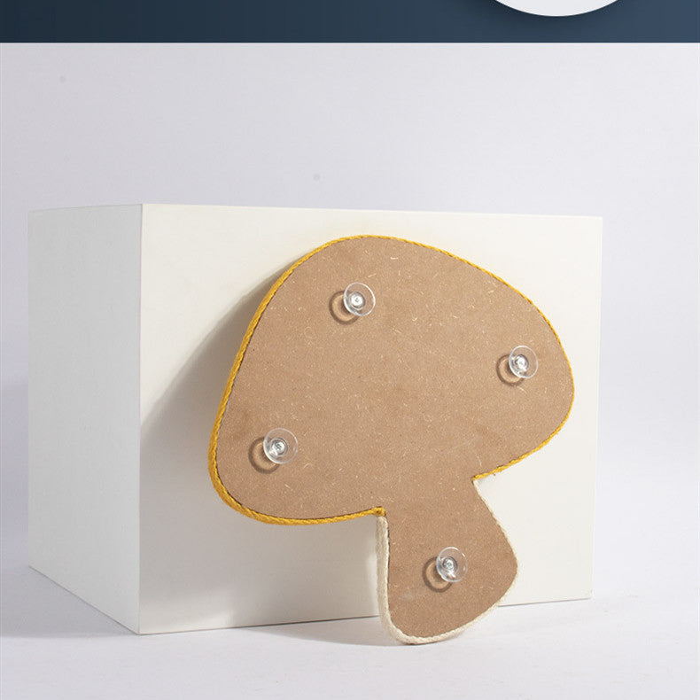 Mushroom wall scratcher