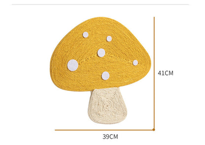 Mushroom wall scratcher