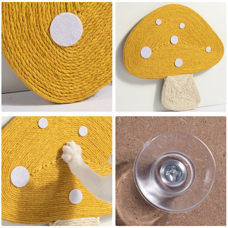 Mushroom wall scratcher