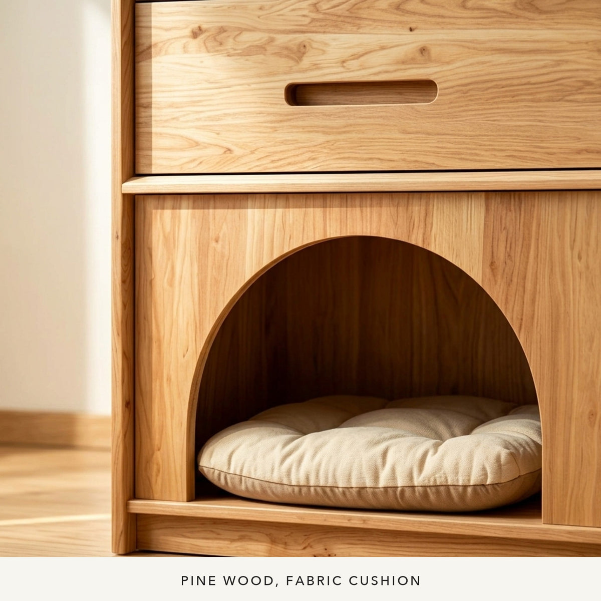 Nightstand Cat Bed, detail