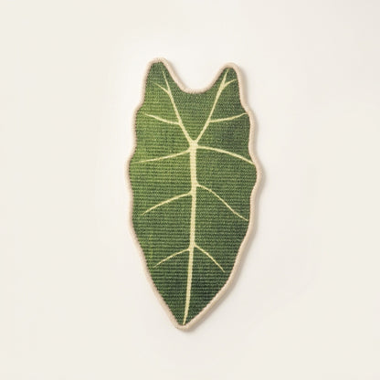 Leaf Sisal Scratcher [Botanical Edition], Velvet Alocasia