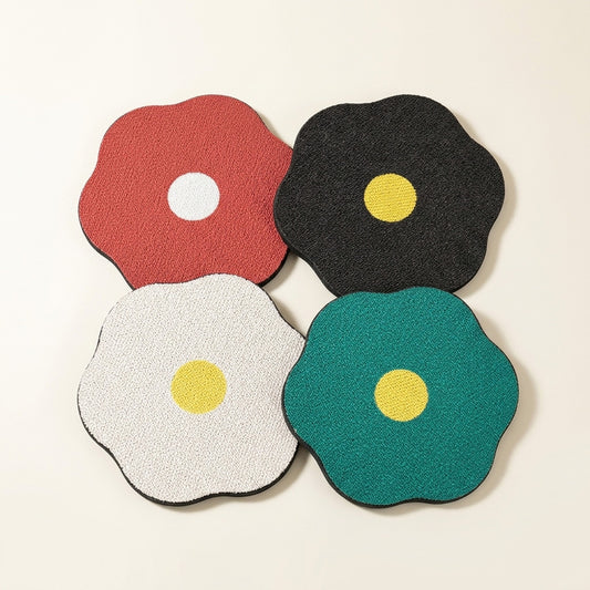 Flower & Egg Wall Scratcher, Set of 4