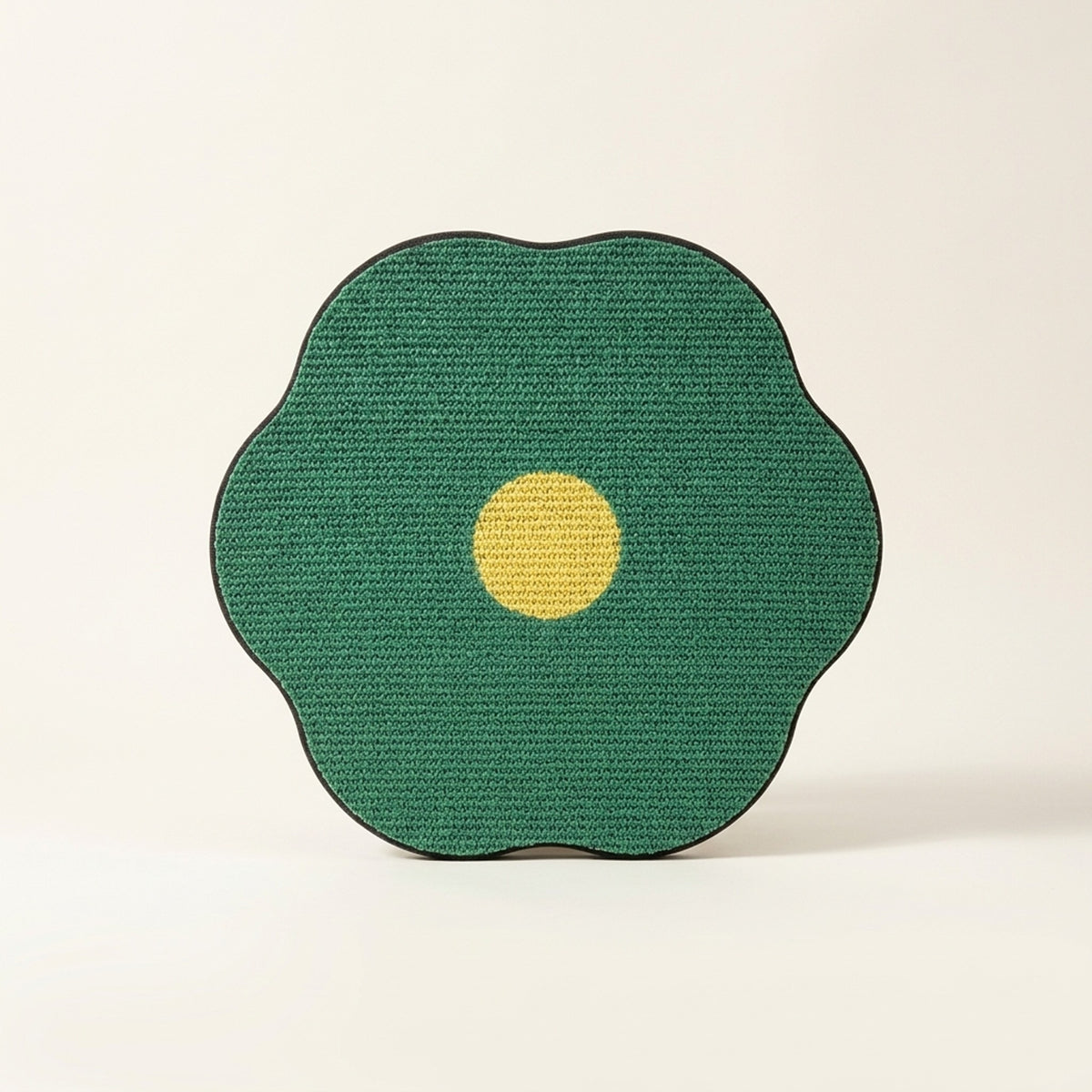 Flower & Egg Wall Scratcher, Green Flower