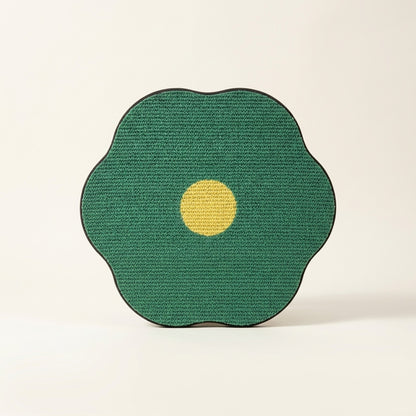 Flower & Egg Wall Scratcher, Green Flower