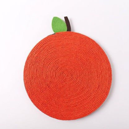 Sisal Scratcher Mat [Food Edition], Orange