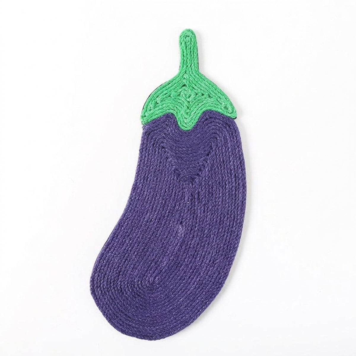 Food sisal scratcher mat, Eggplant