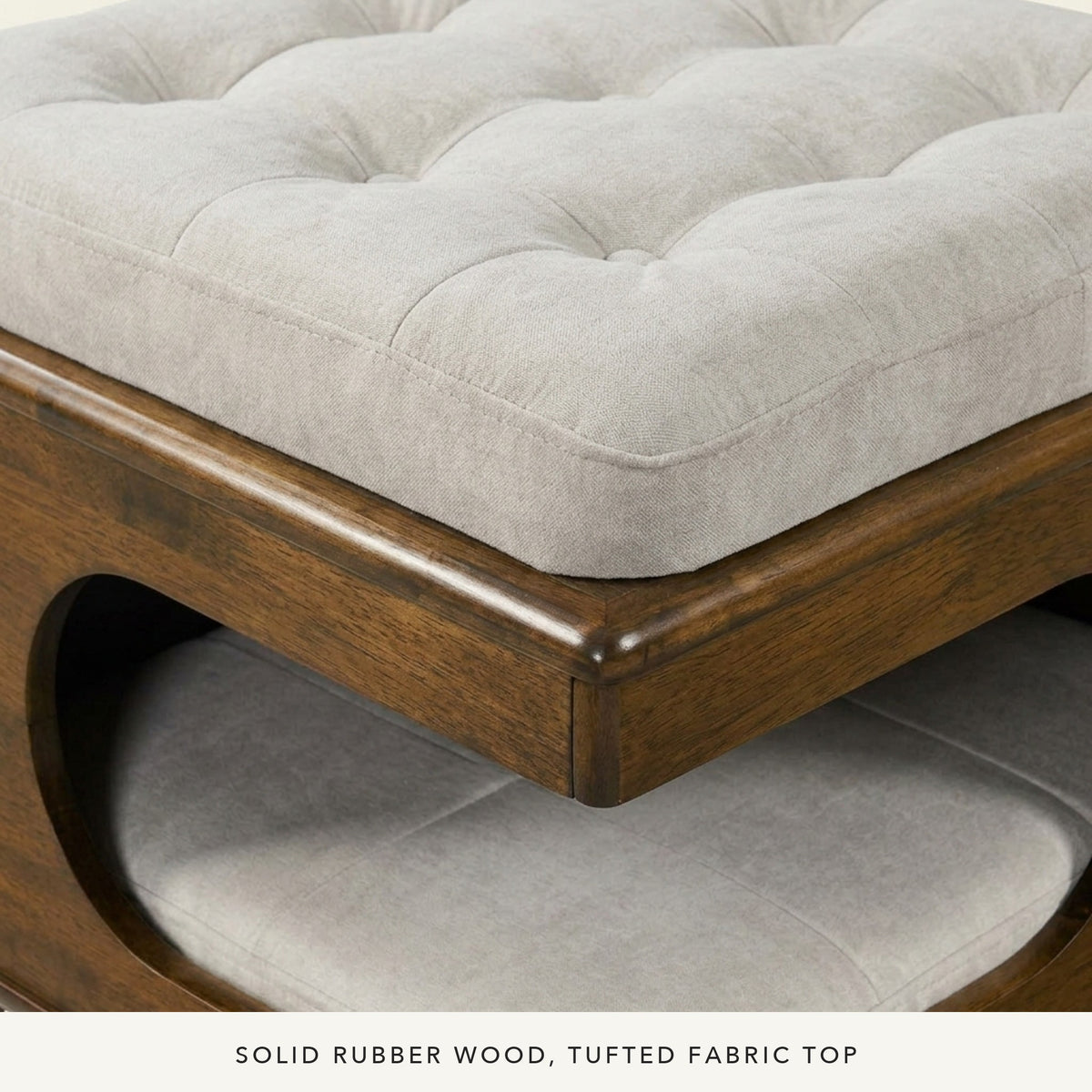 Letitia Ottoman Cat Bed, detail materials