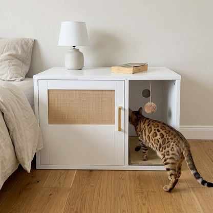 Hideaway Litter Box Furniture, walk in