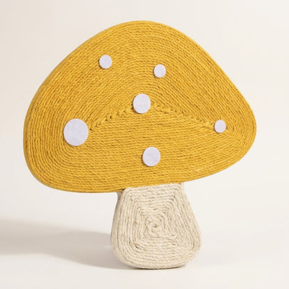 Mushroom Wall Scratcher, Yellow