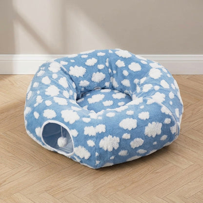 Donut Tunnel Cat Bed, hero sky