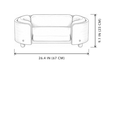 Wren Vintage Cat Sofa, sizing