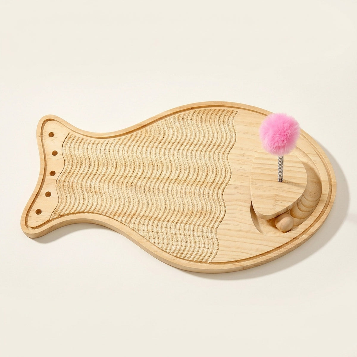 Wooden Sisal Scratcher Board, Small