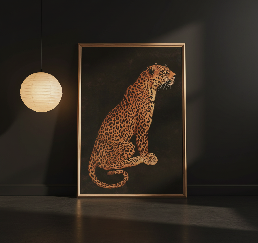 print leopard lantern standalone 10