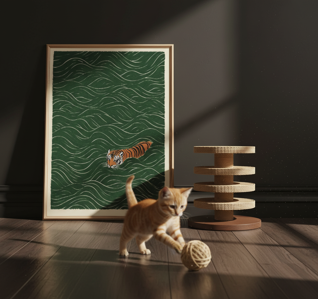 print tiger kitten pounce 14