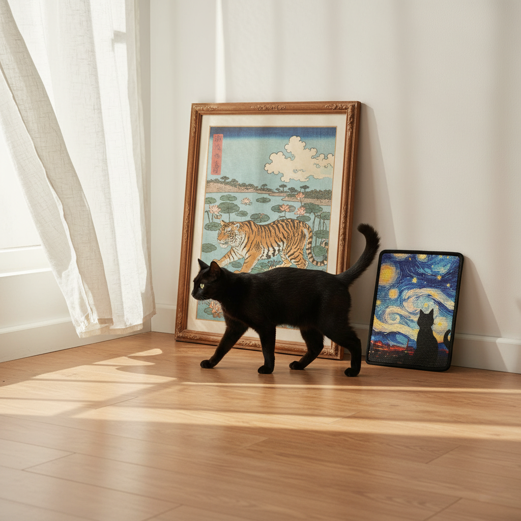 print tiger stary blackcat 11